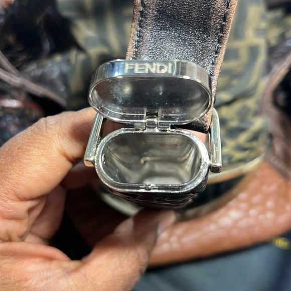 FENDI ALL LEATHER SPY BAG - Picture 11 of 16